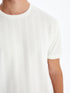 LC Waikiki Crew Neck Plain Jacquard Ribbed Men's T-Shirt